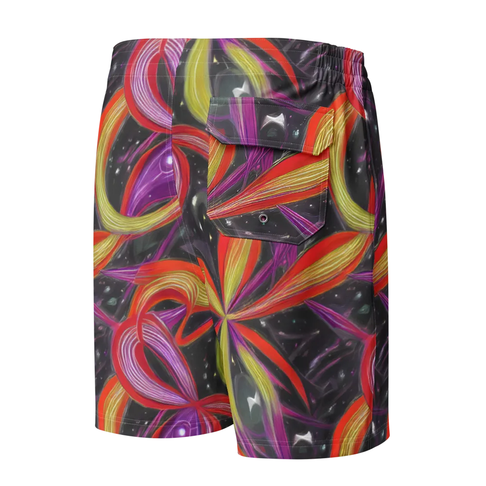 Sonic Petals on Men's Board Shorts — Back