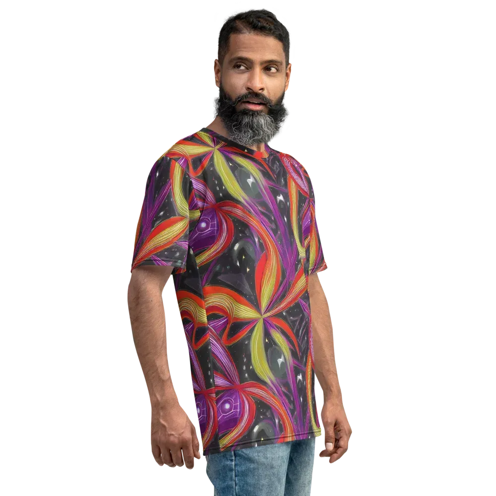 Sonic Petals on Men's Crew Neck T-Shirt — Right