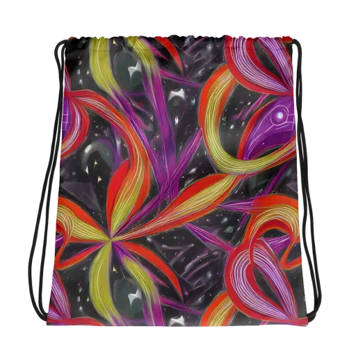 Sonic Petals on a Drawstring Bag
