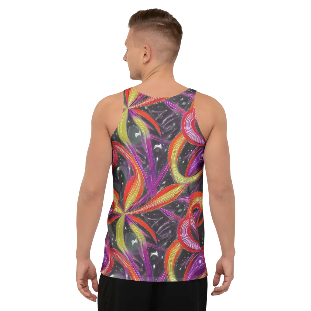 Sonic Petals on Men's Tank Top — Back