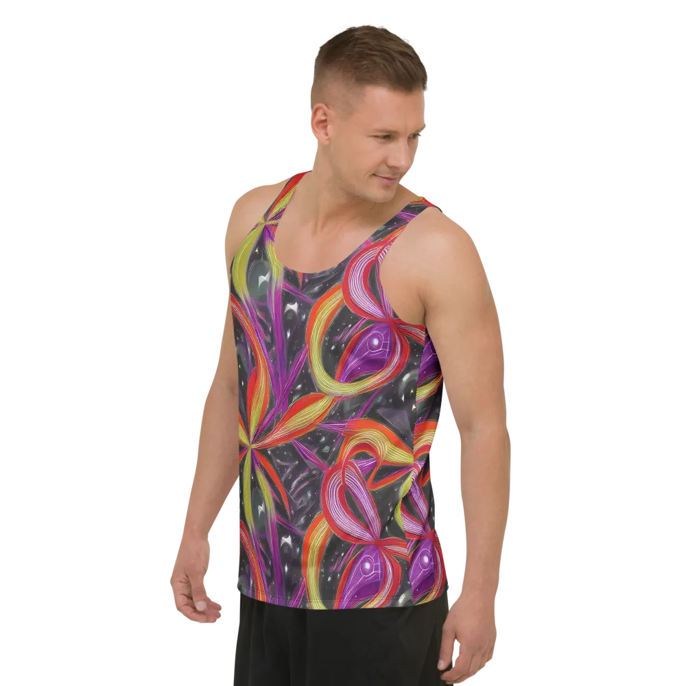 Sonic Petals on Men's Tank Top — Left Front