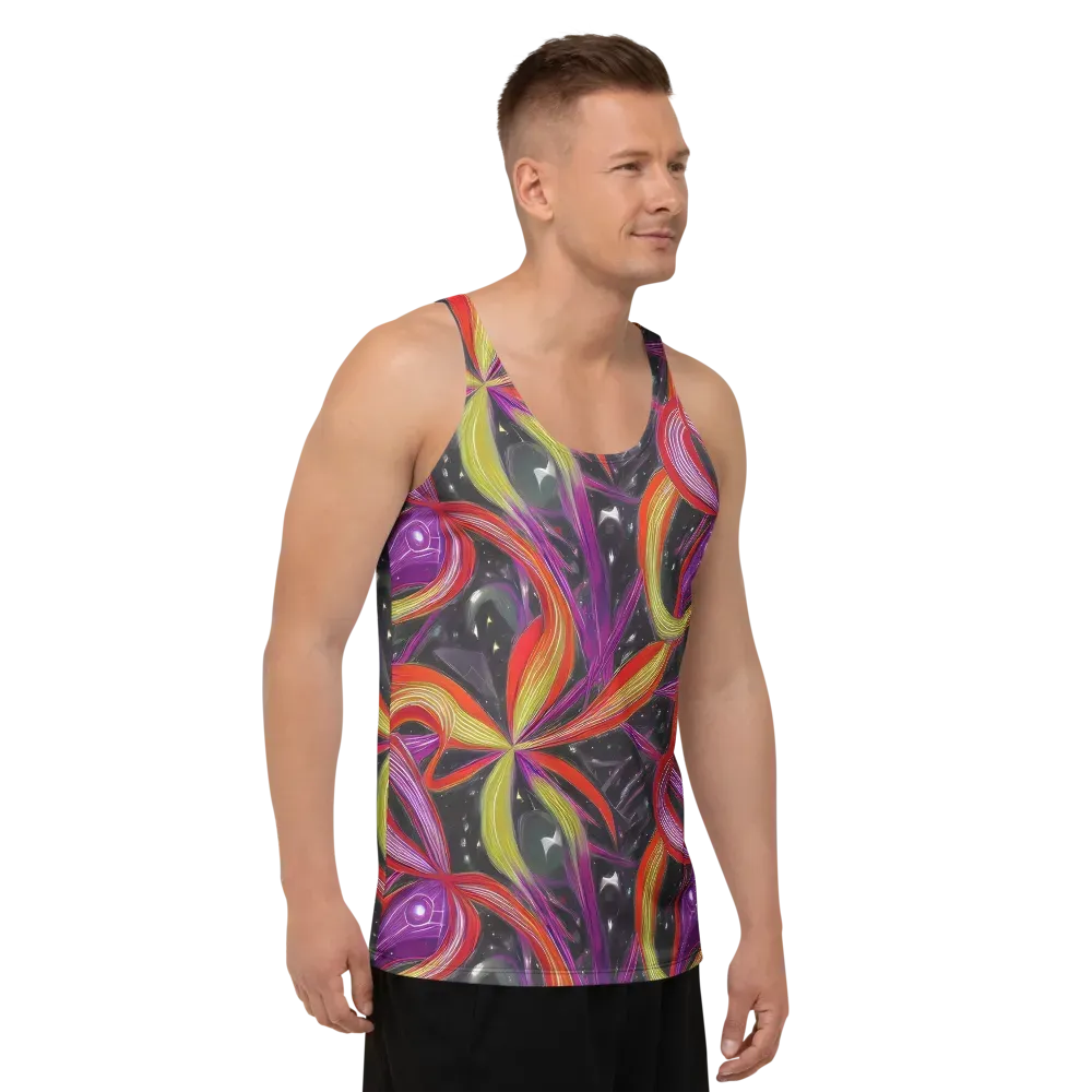 Sonic Petals on Men's Tank Top — Right Front