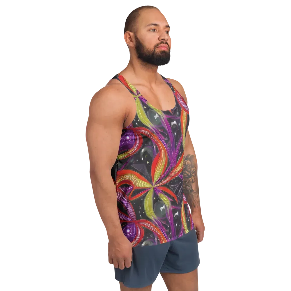 Sonic Petals on Men's Tank Top — Right Front