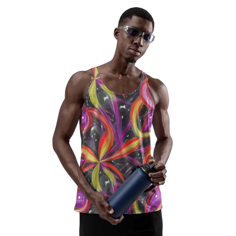 Sonic Petals on Men's Tank Top — Front