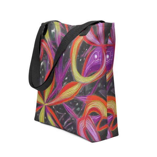 Sonic Petals on a Tote Bag