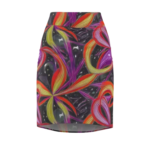 Sonic Petals on a Pencil Skirt