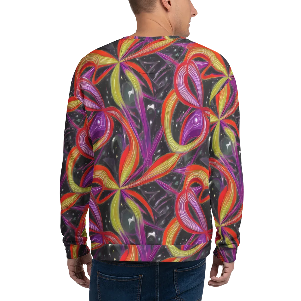 Sonic Petals on Sweatshirt — Back
