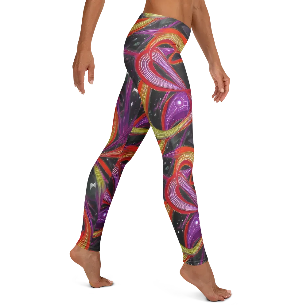 Sonic Petals on Leggings — Right