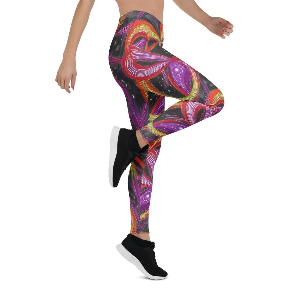 Sonic Petals on Leggings — Right