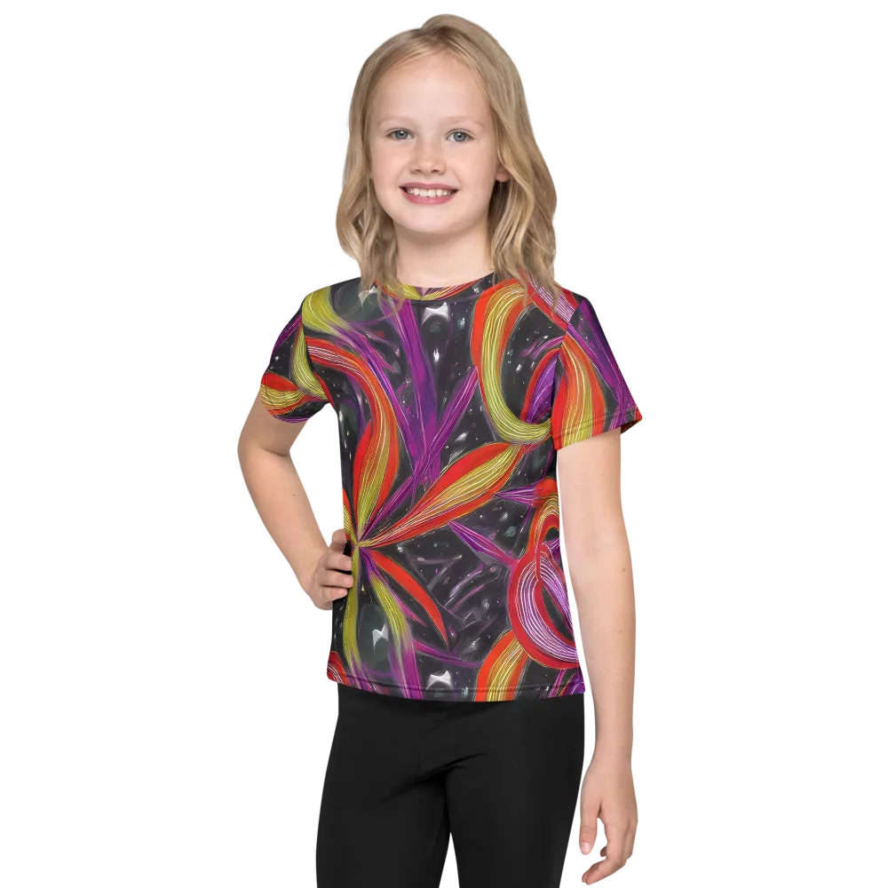 Sonic Petals on Kids Crew Neck T-Shirt — Front