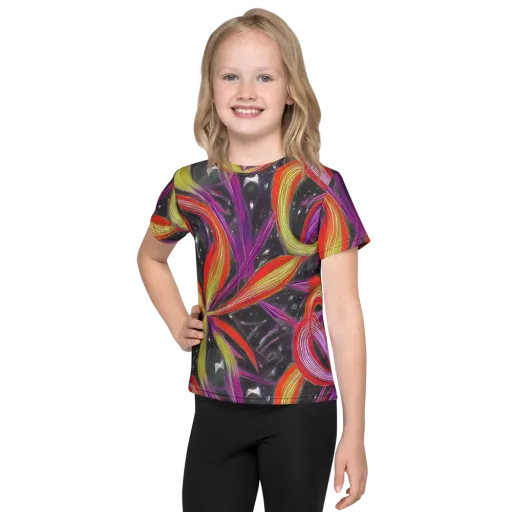 Sonic Petals on a Kids Crew Neck T-Shirt