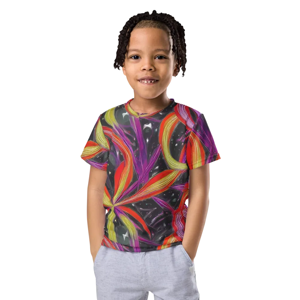 Sonic Petals on Kids Crew Neck T-Shirt — Front