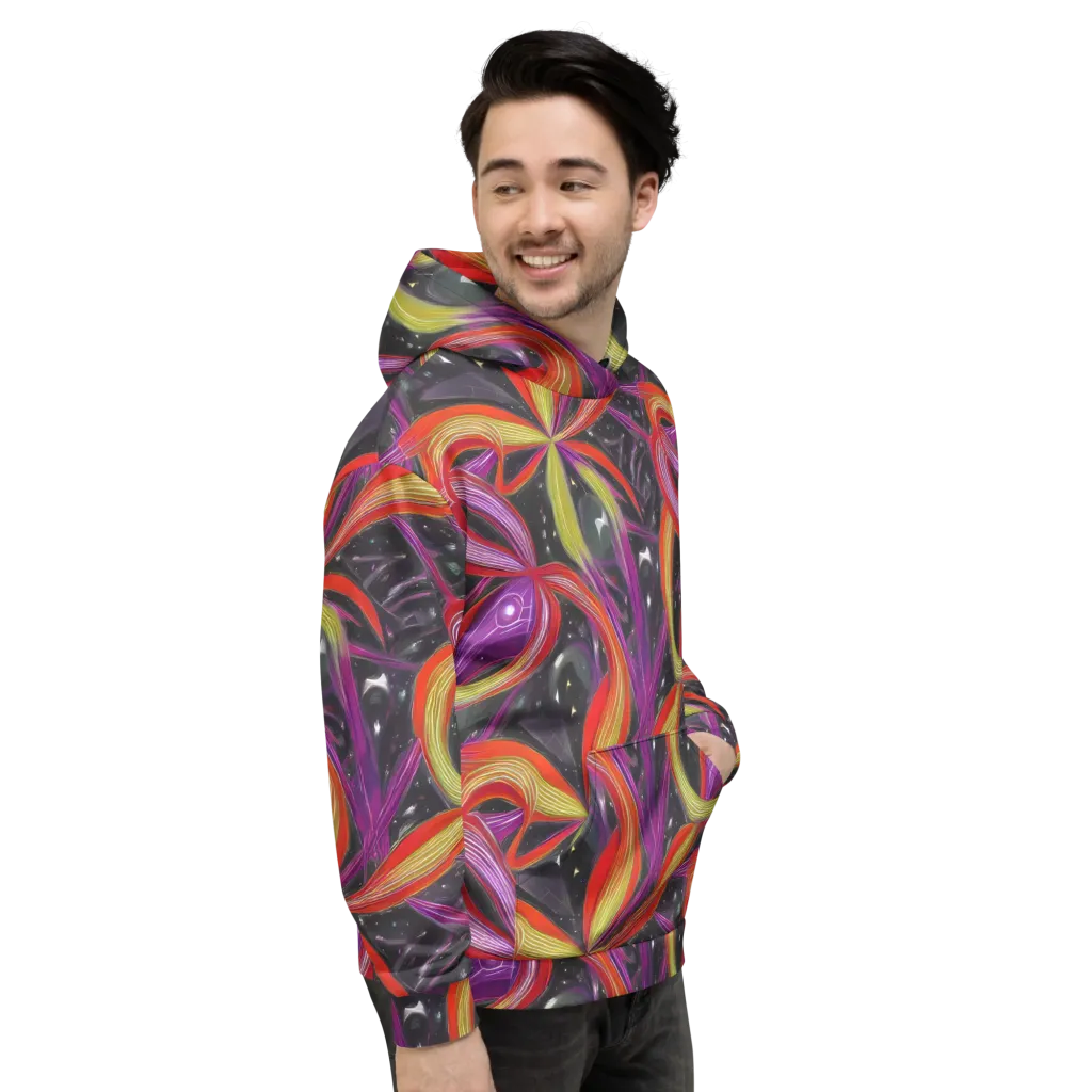 Sonic Petals on Hoodie — Right