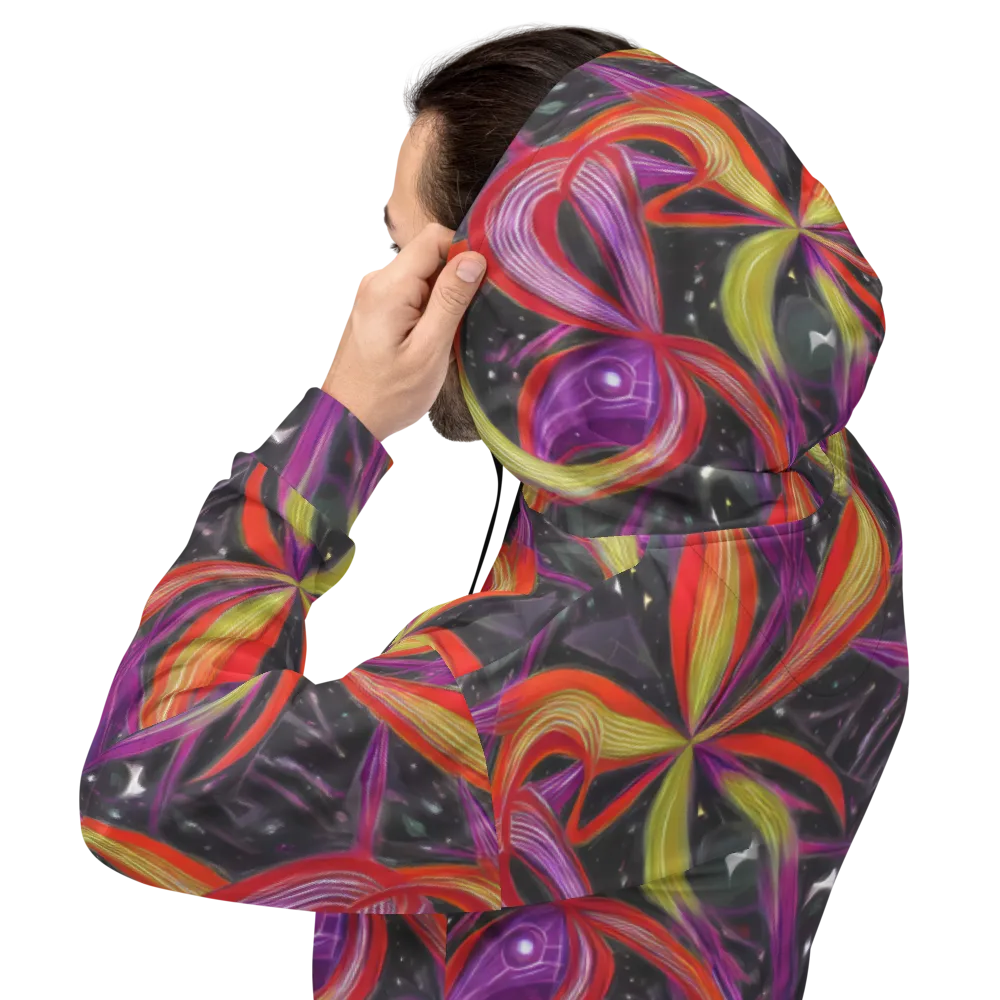 Sonic Petals on Hoodie — Back