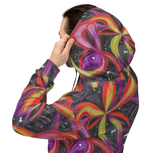Sonic Petals on a Hoodie