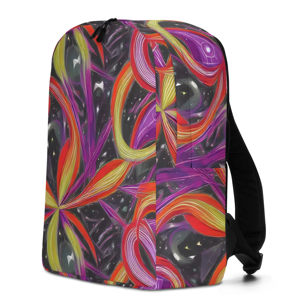 Sonic Petals on Minimalist Backpack — Left
