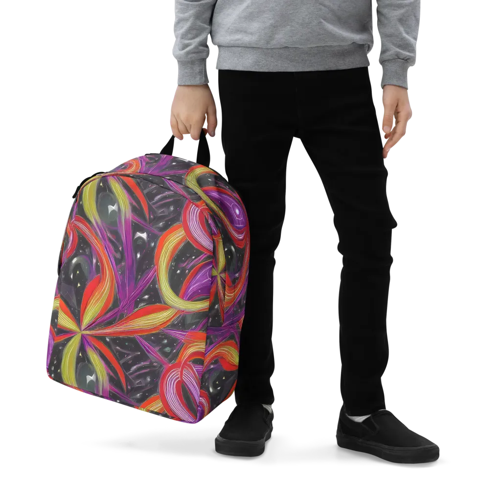 Sonic Petals on Minimalist Backpack — Zoomed-in