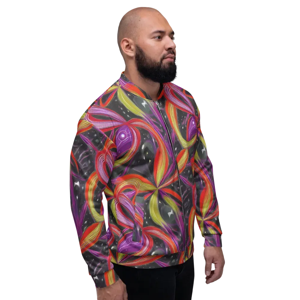 Sonic Petals on Bomber Jacket — Right