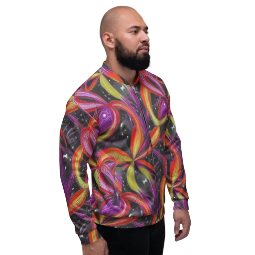 Sonic Petals on a Bomber Jacket