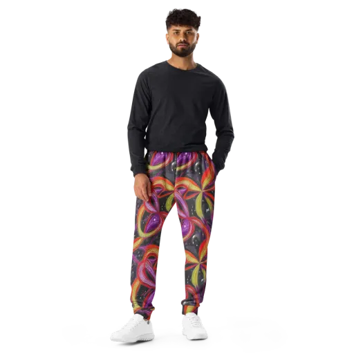 Sonic Petals on a Men's Joggers