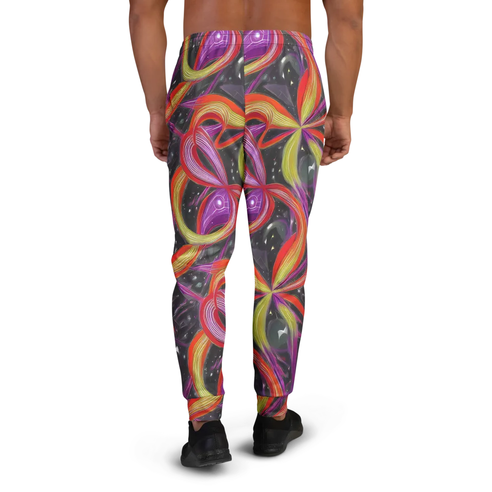 Sonic Petals on Men's Joggers — Back
