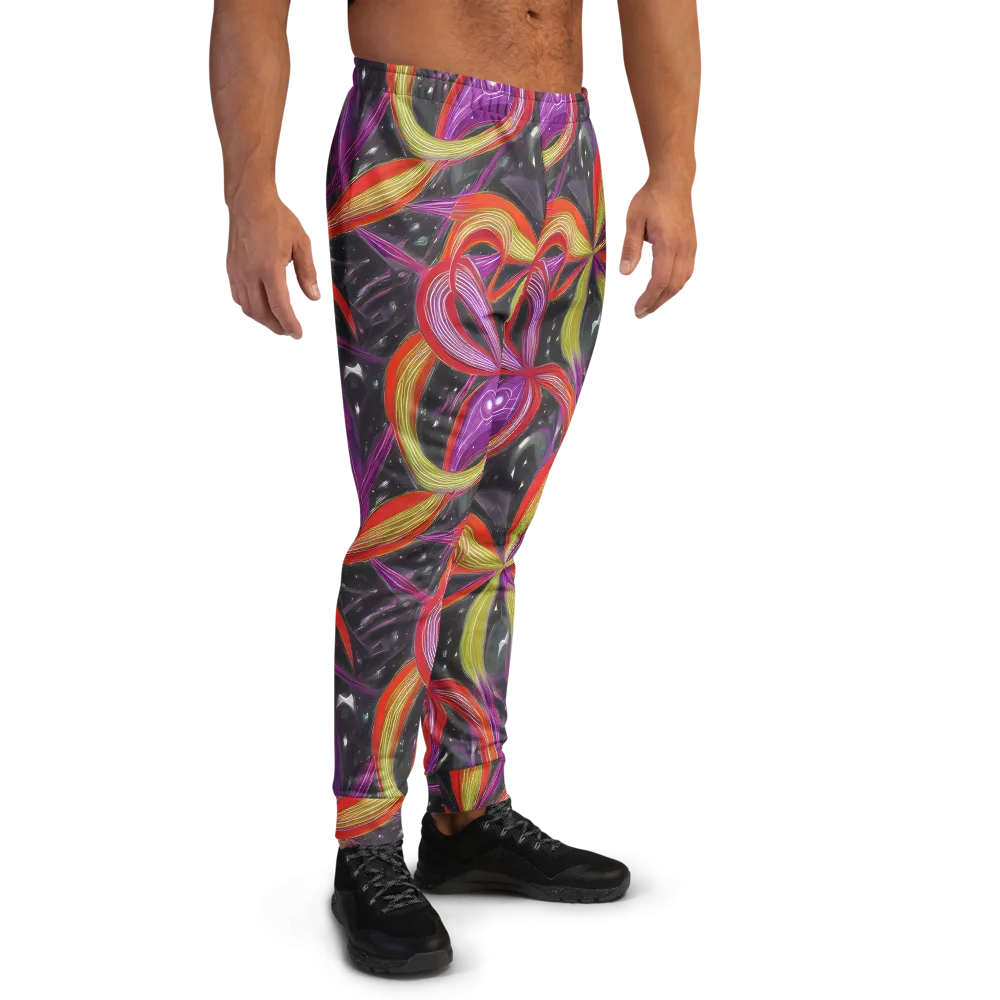 Sonic Petals on Men's Joggers — Right