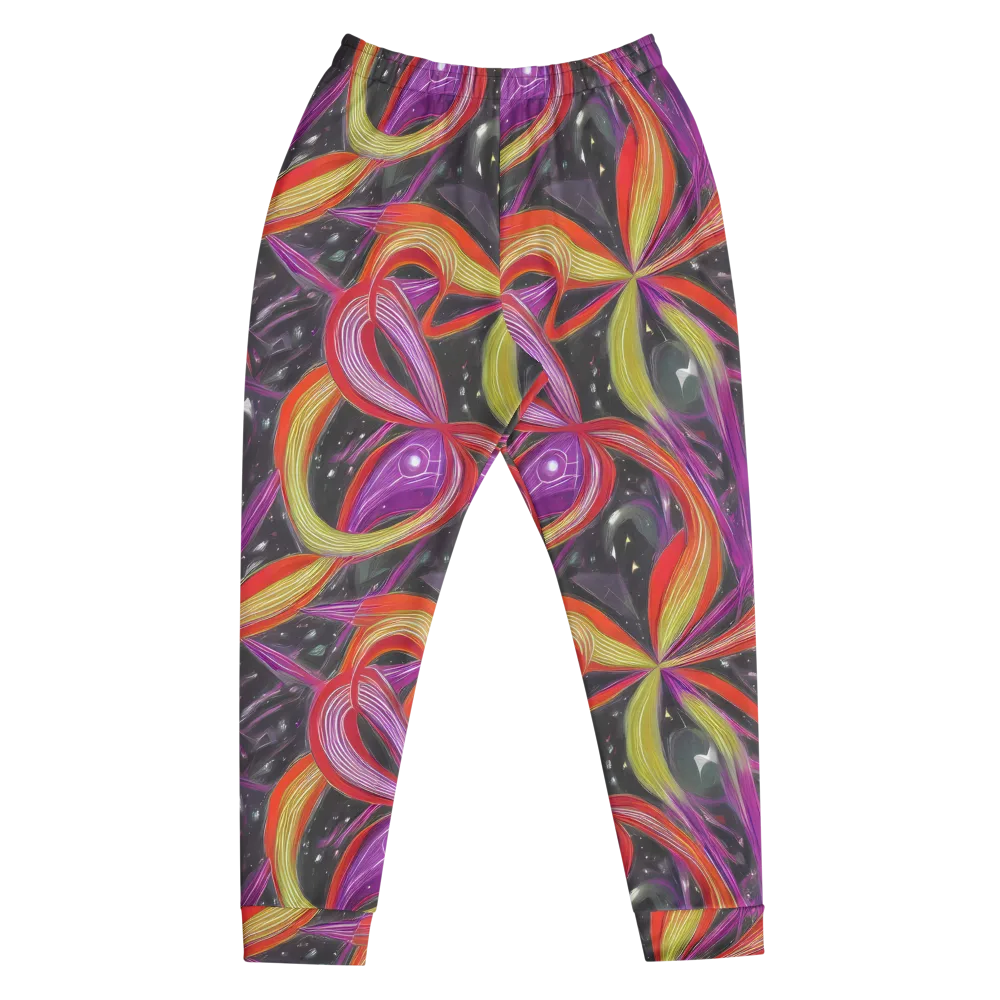 Sonic Petals on Men's Joggers — Front