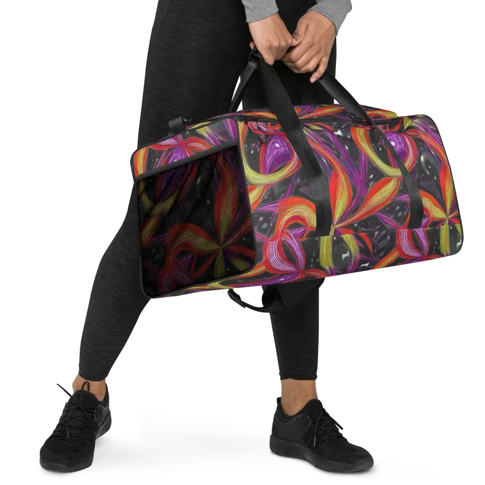 Sonic Petals on Duffle Bag — Right Front