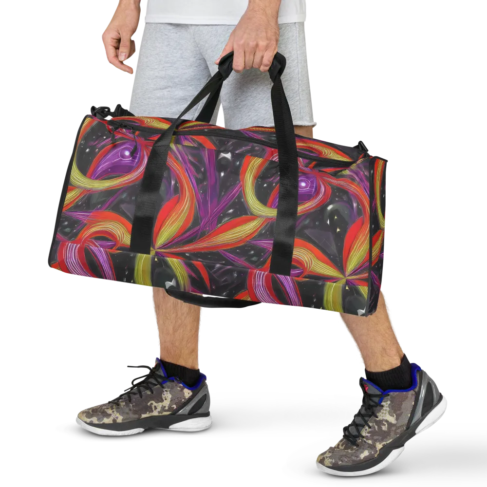 Sonic Petals on Duffle Bag — Front