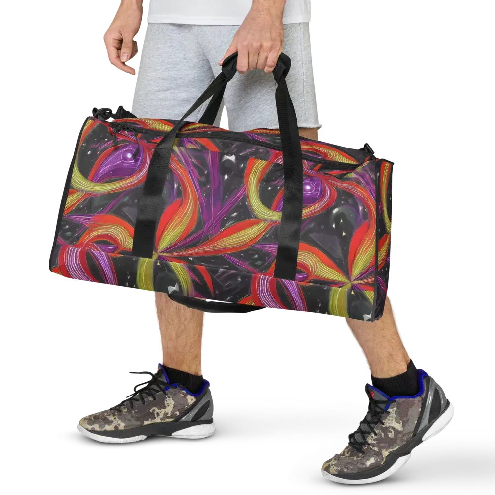 Sonic Petals on Duffle Bag — Front