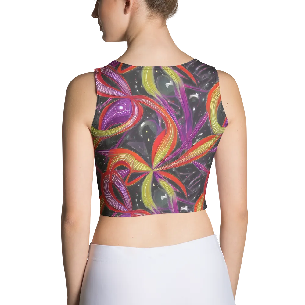 Sonic Petals on Crop Top — Back