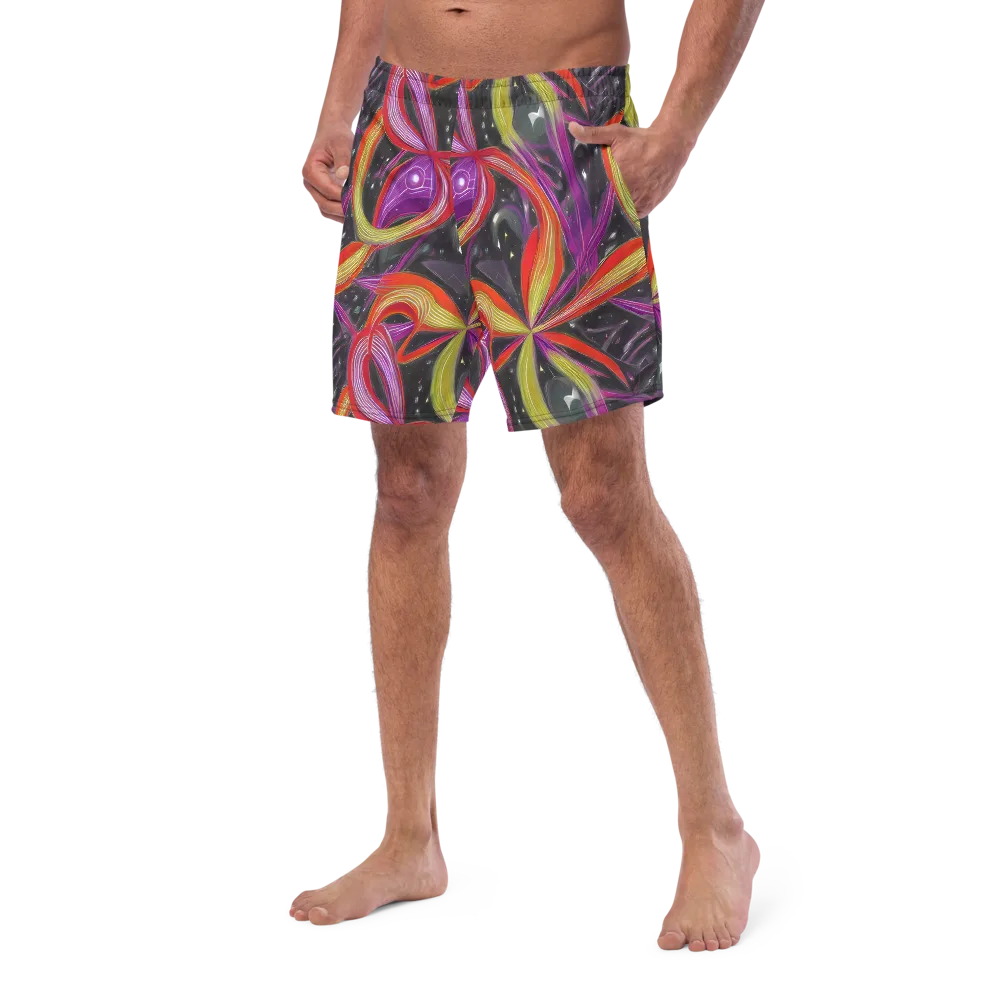 Sonic Petals on Swim Trunks — Left Front