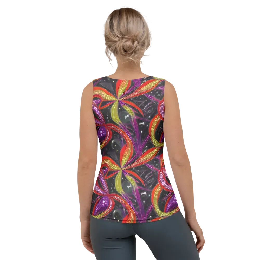 Sonic Petals on Women's Tank Top — Back