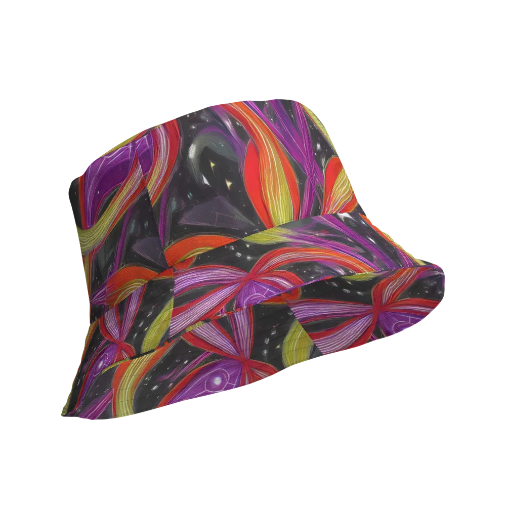 Sonic Petals on Reversible Bucket Hat — Product details Outside