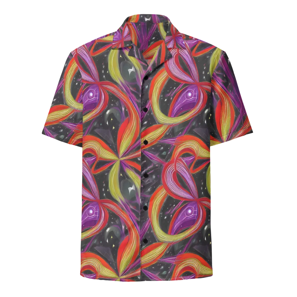 Sonic Petals on Button Shirt — Front