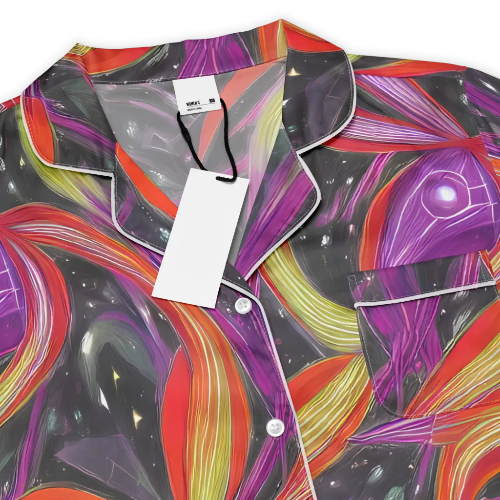 Sonic Petals on Women's Short Sleeve Pajama Top — Product details