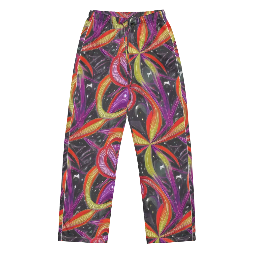 Sonic Petals on Women's Pajama Pants — Front