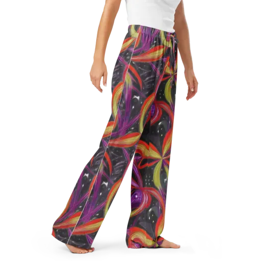 Sonic Petals on a Women's Pajama Pants