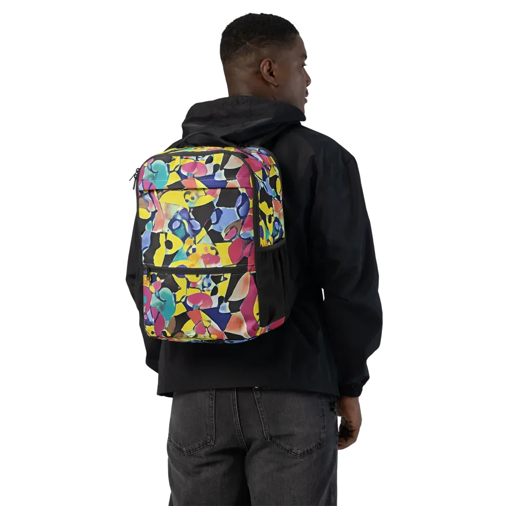 Vivid Collide on Utility Backpack — Back