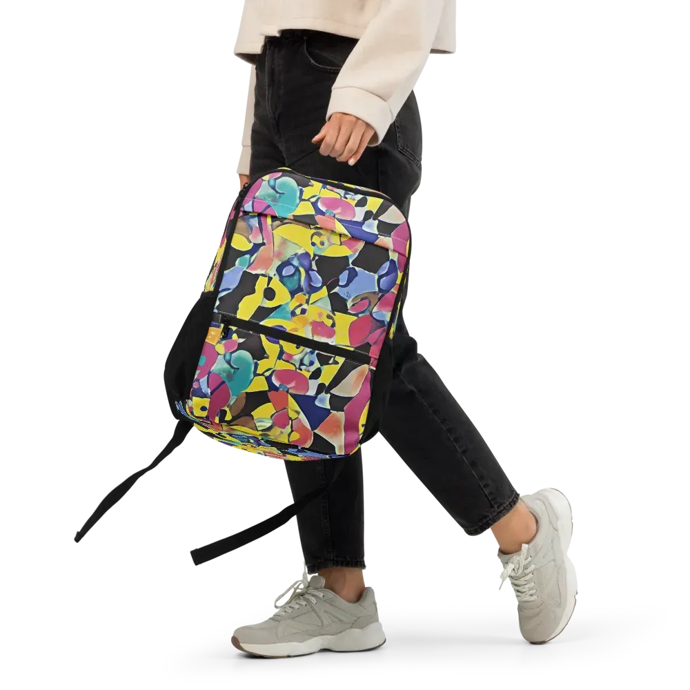 Vivid Collide on Utility Backpack — Front