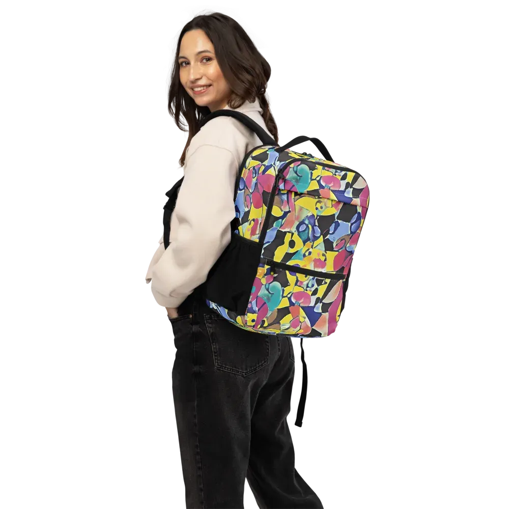 Vivid Collide on Utility Backpack — Back