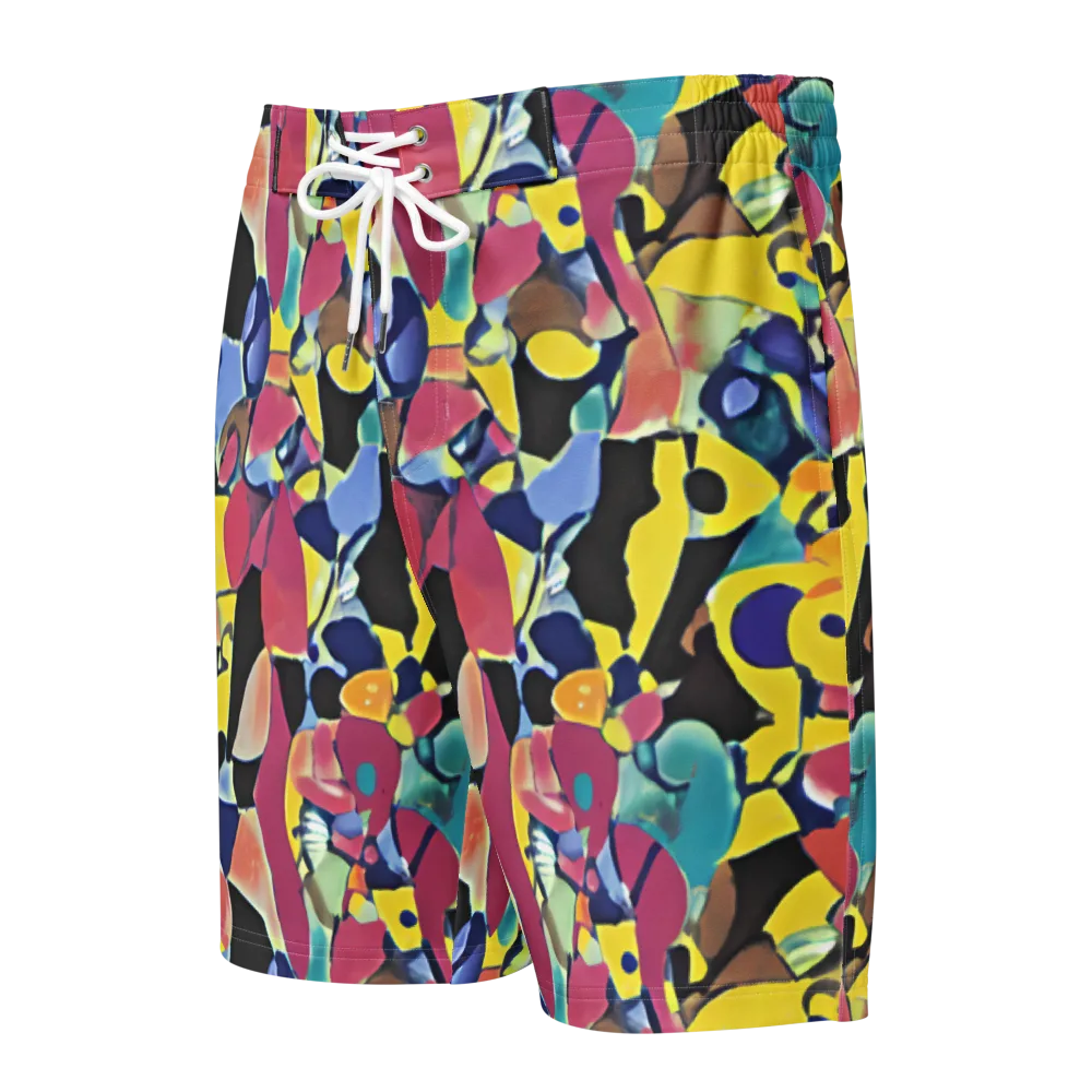 Vivid Collide on Men's Board Shorts — Front