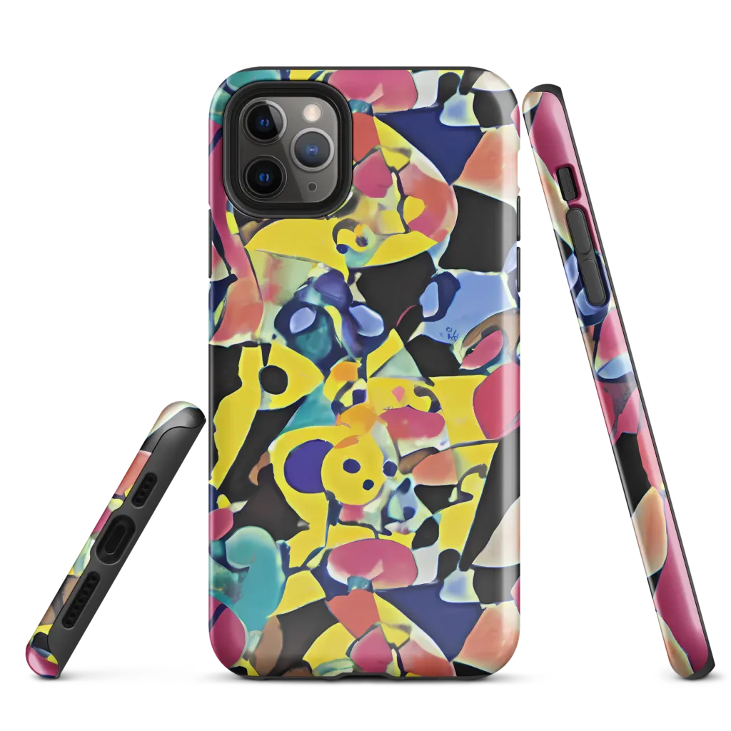Vivid Collide on Tough Case for iPhone® — Front