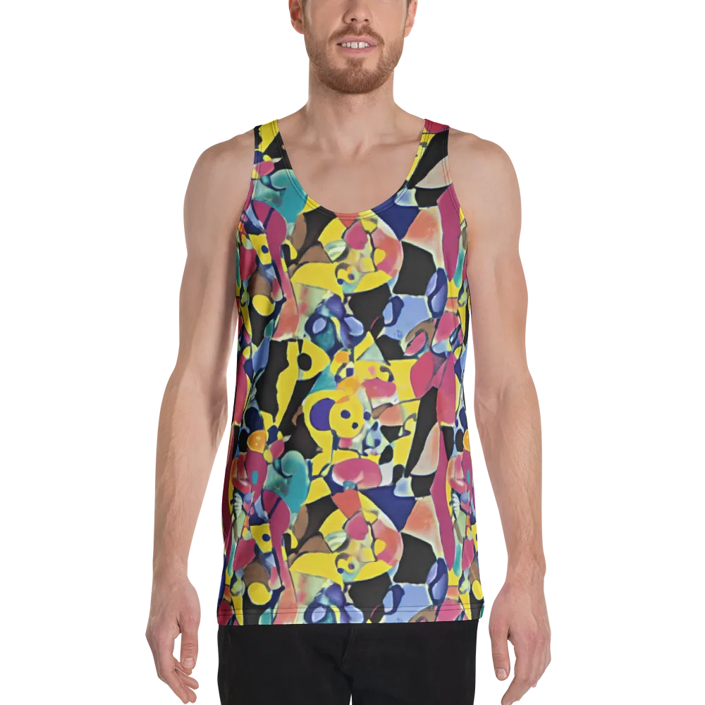 Vivid Collide on Men's Tank Top — Front