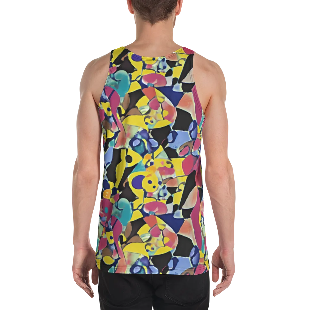 Vivid Collide on Men's Tank Top — Back