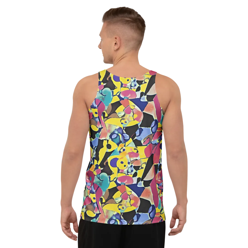 Vivid Collide on Men's Tank Top — Back