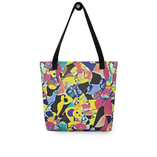 Vivid Collide on a Tote Bag
