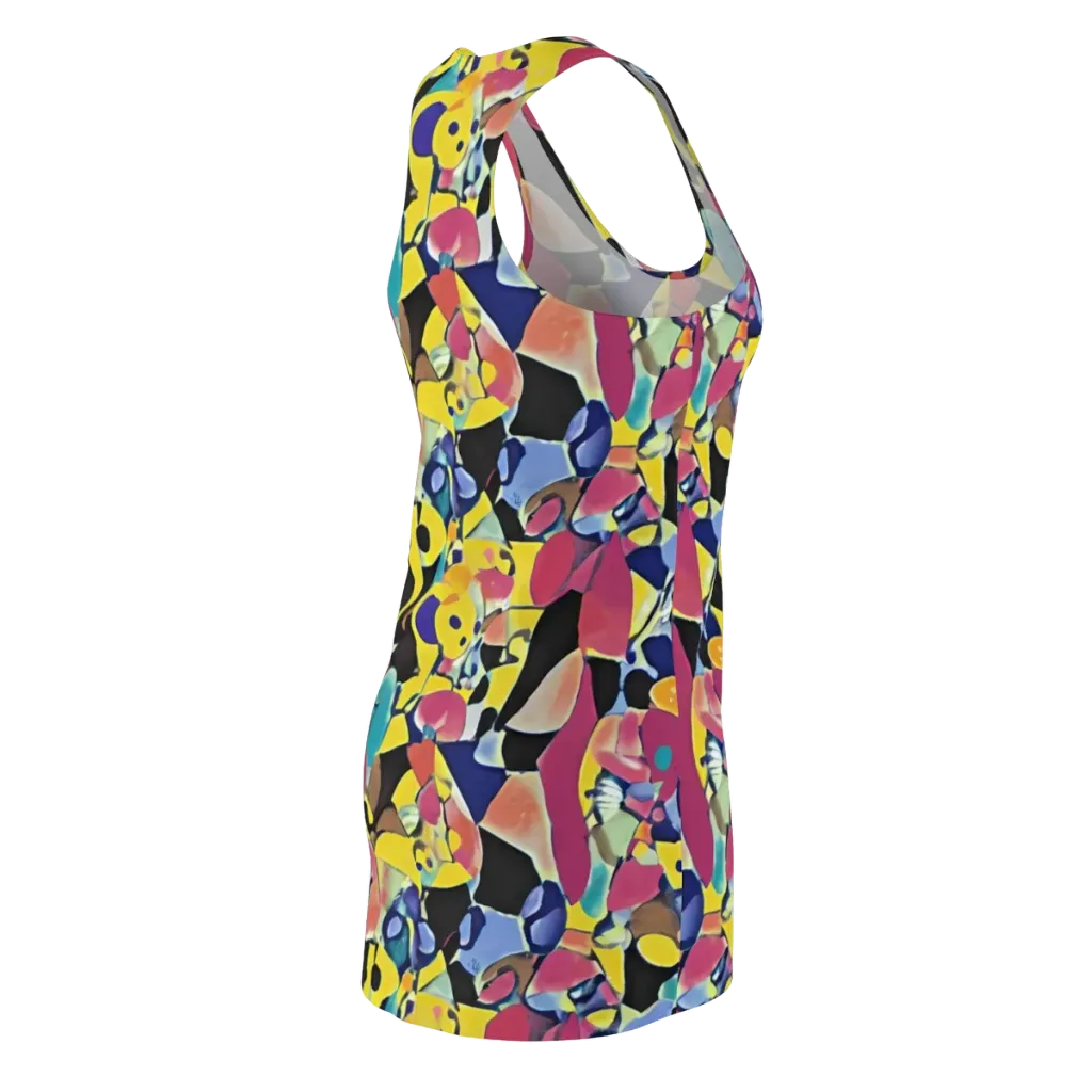 Vivid Collide on Racerback Dress — Back Side