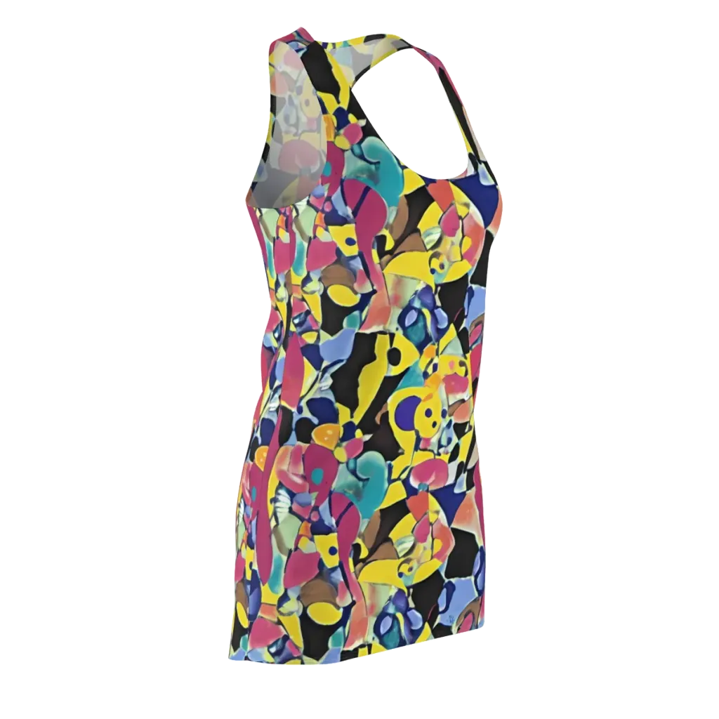 Vivid Collide on Racerback Dress — Front Side