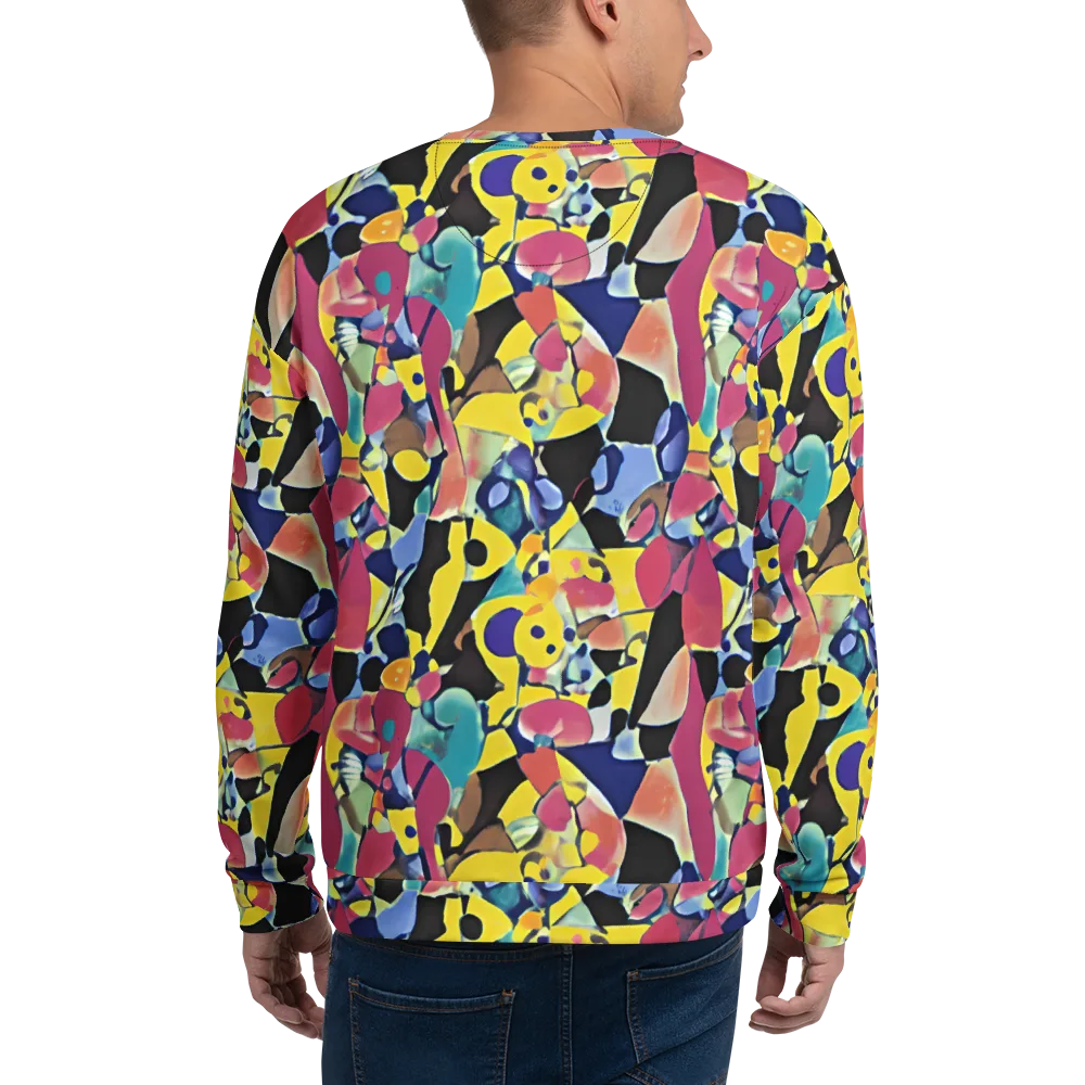 Vivid Collide on Sweatshirt — Back